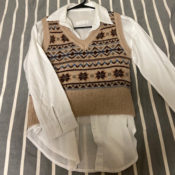 Zara Sweaters Zara Sweater Vest Poshmark